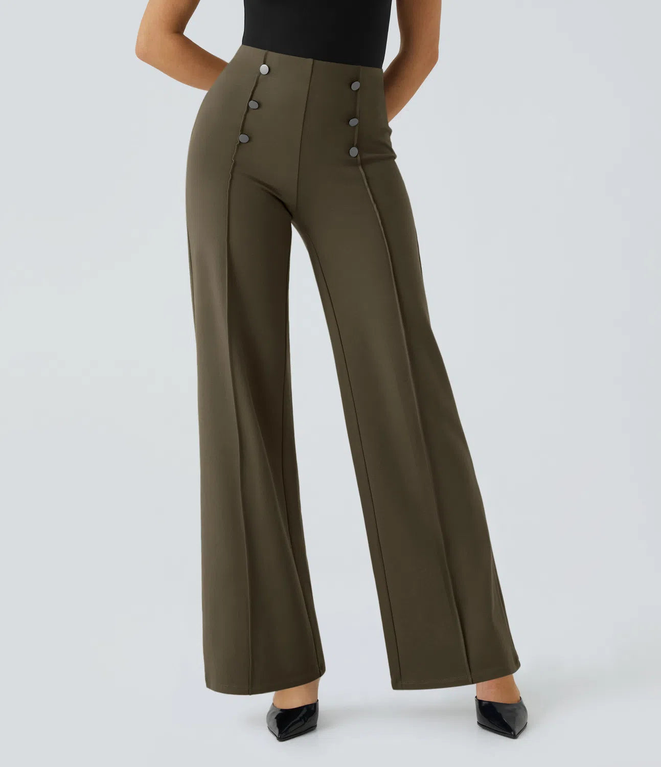 Florence™ | High-Waist Wide Leg Trousers