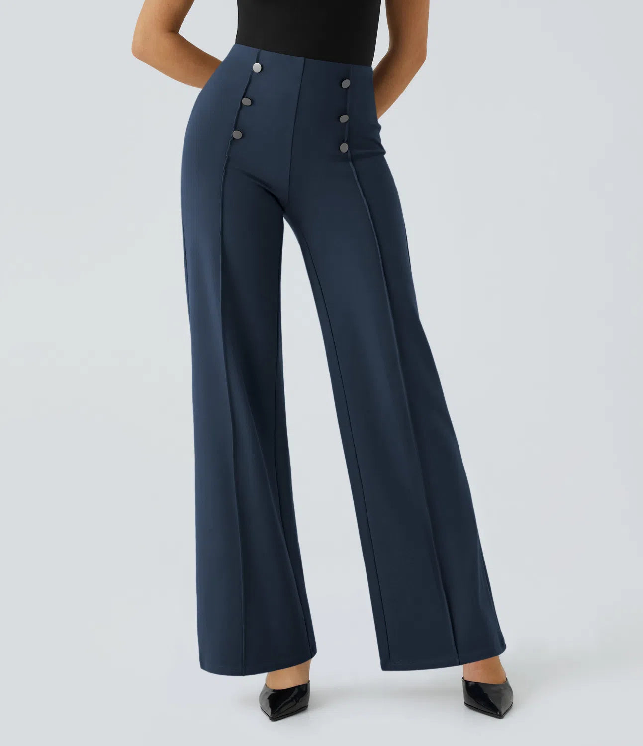 Florence™ | High-Waist Wide Leg Trousers