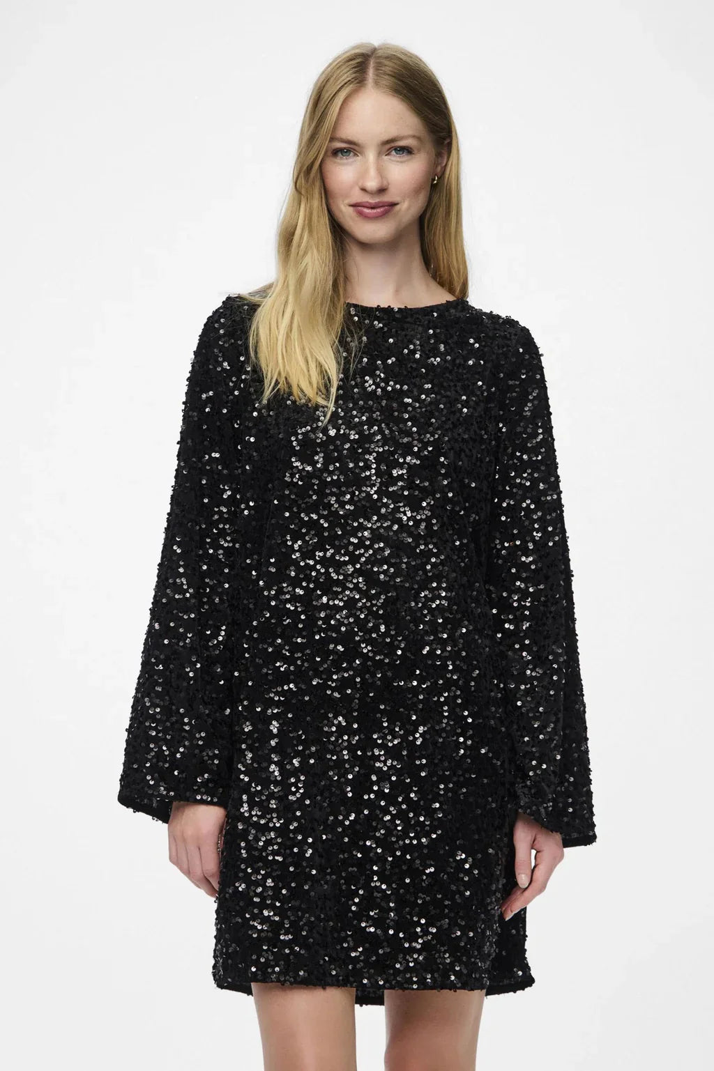 Elisa™ | Glitter Dress With Bow