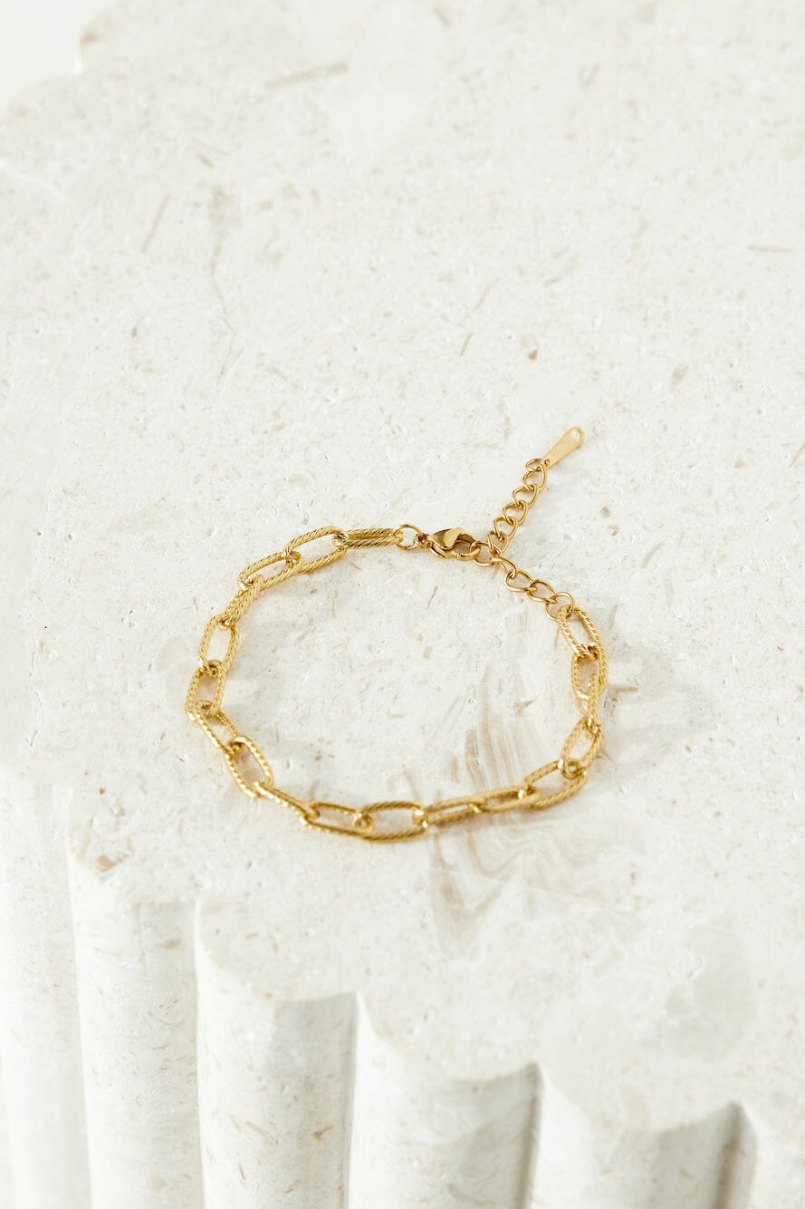 Olivia™ | 18k Gold Plated Chain Of Luxe Bracelet Gold