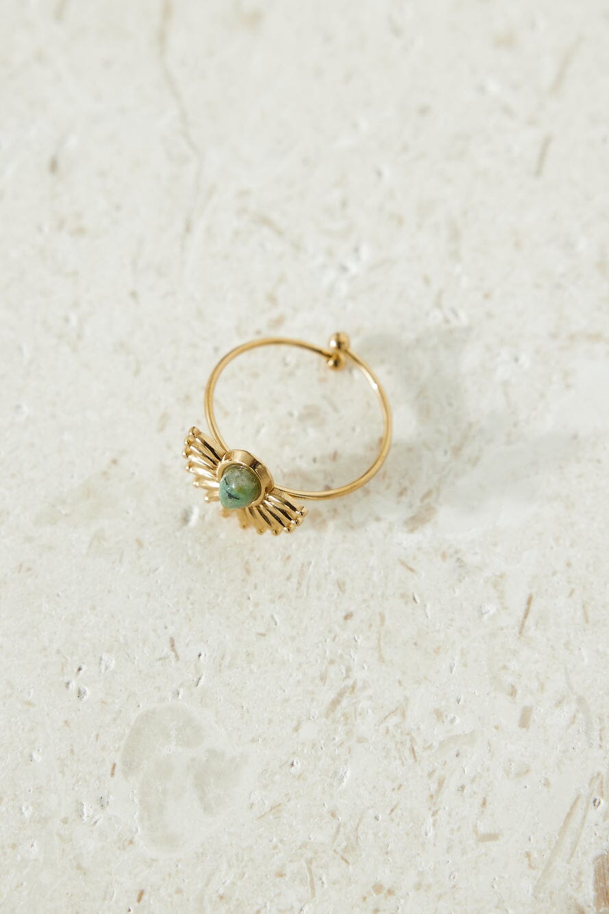 Katie™ | 18k Gold Plated Glaring Sun Ring Gold