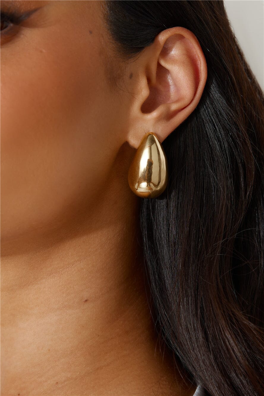 Sarlett™ | 18k Gold Plated Dates At Night Earrings Gold