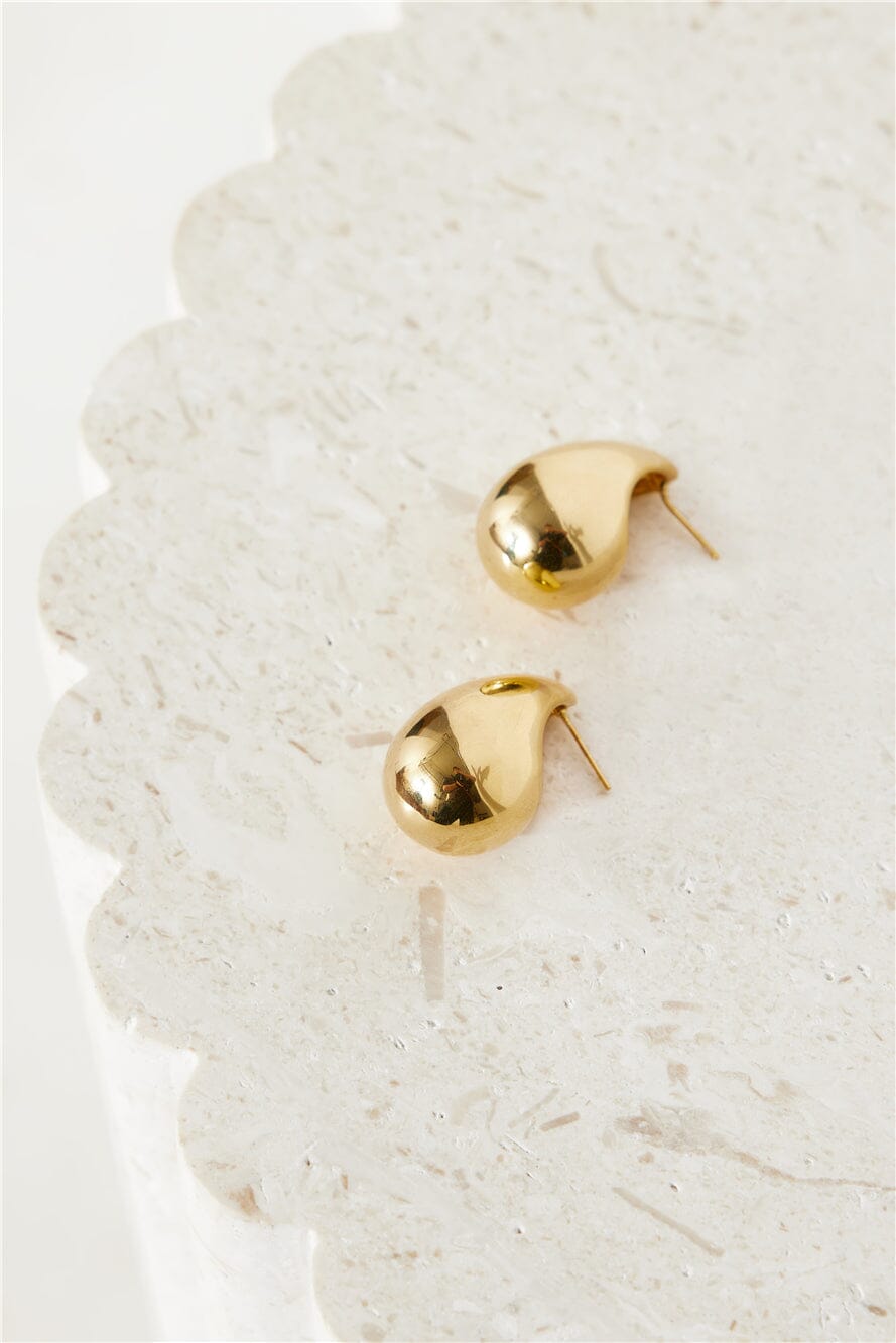 Sarlett™ | 18k Gold Plated Dates At Night Earrings Gold