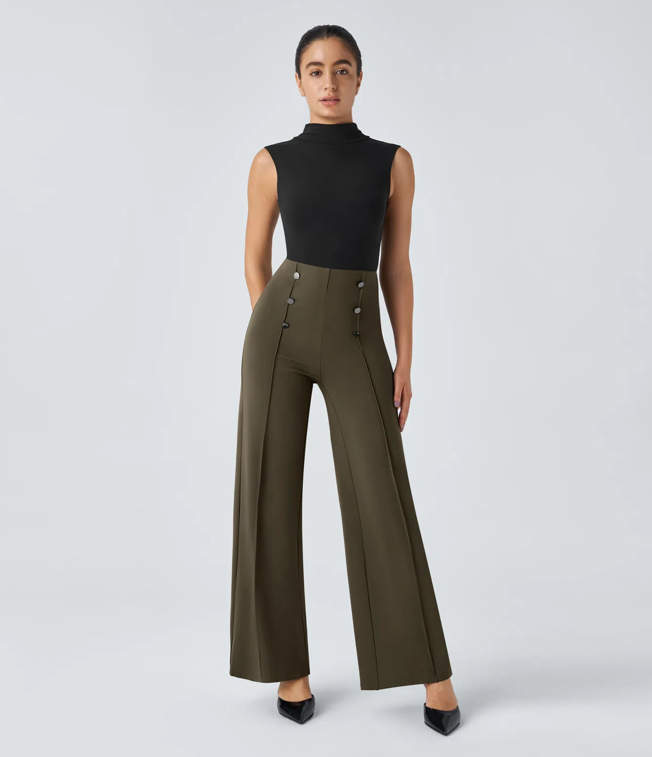 Florence™ | High-Waist Wide Leg Trousers