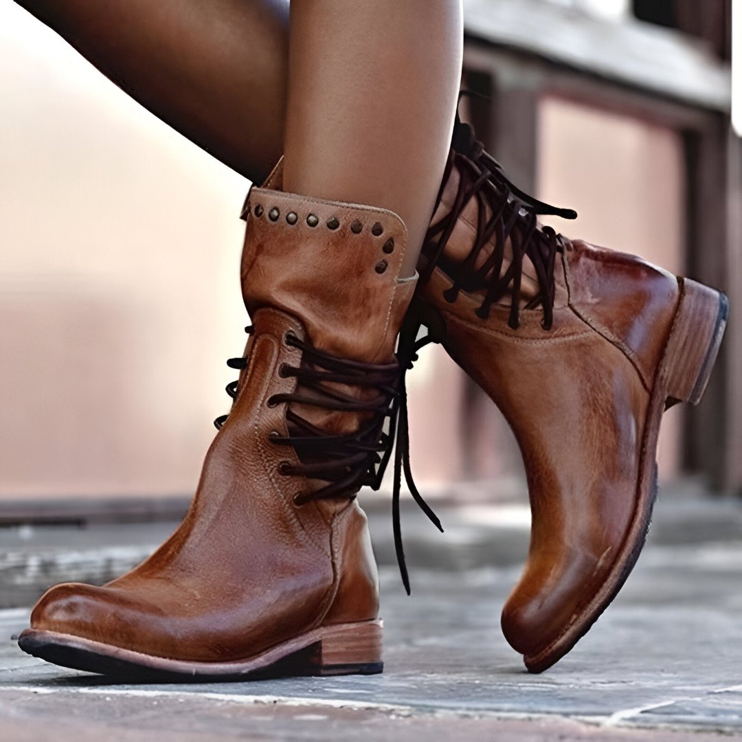 Annia™ | Leather Boots