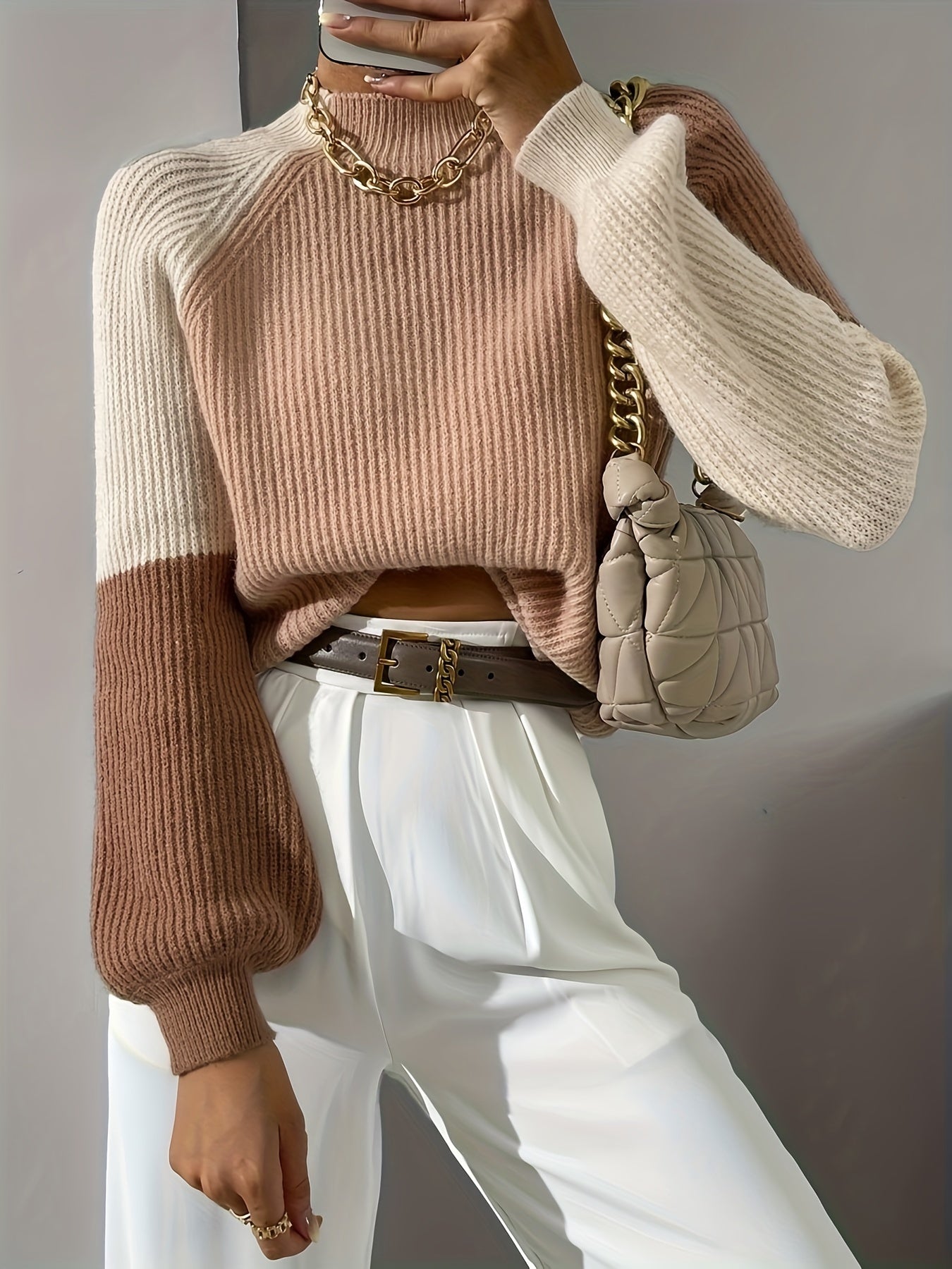 Celine™ | Colour Block Sweater