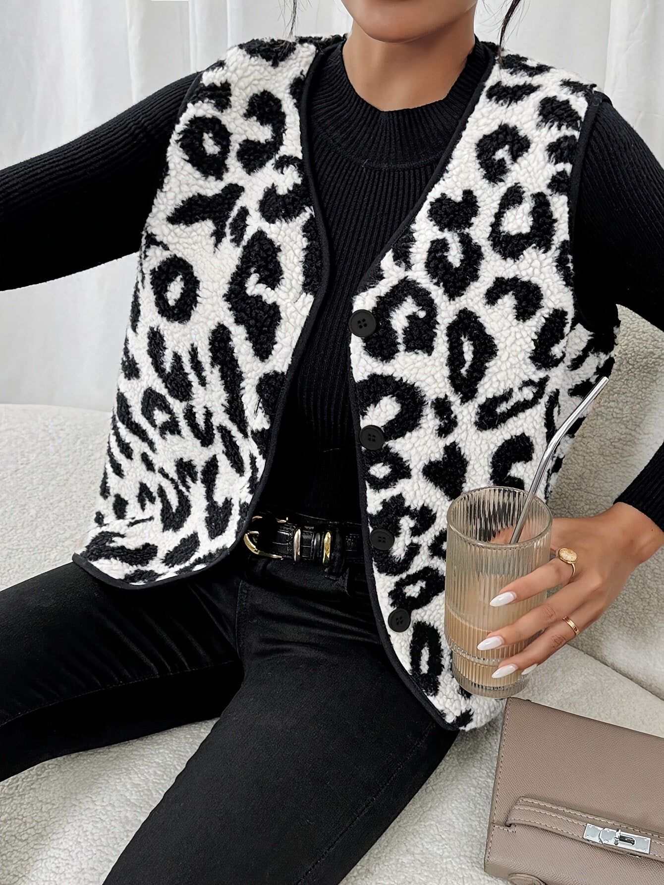 Mely™ | Leopard Print Cardigan