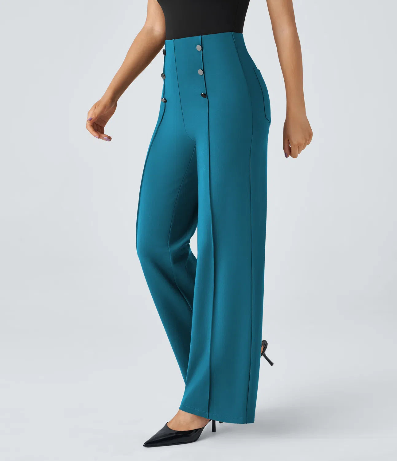 Florence™ | High-Waist Wide Leg Trousers