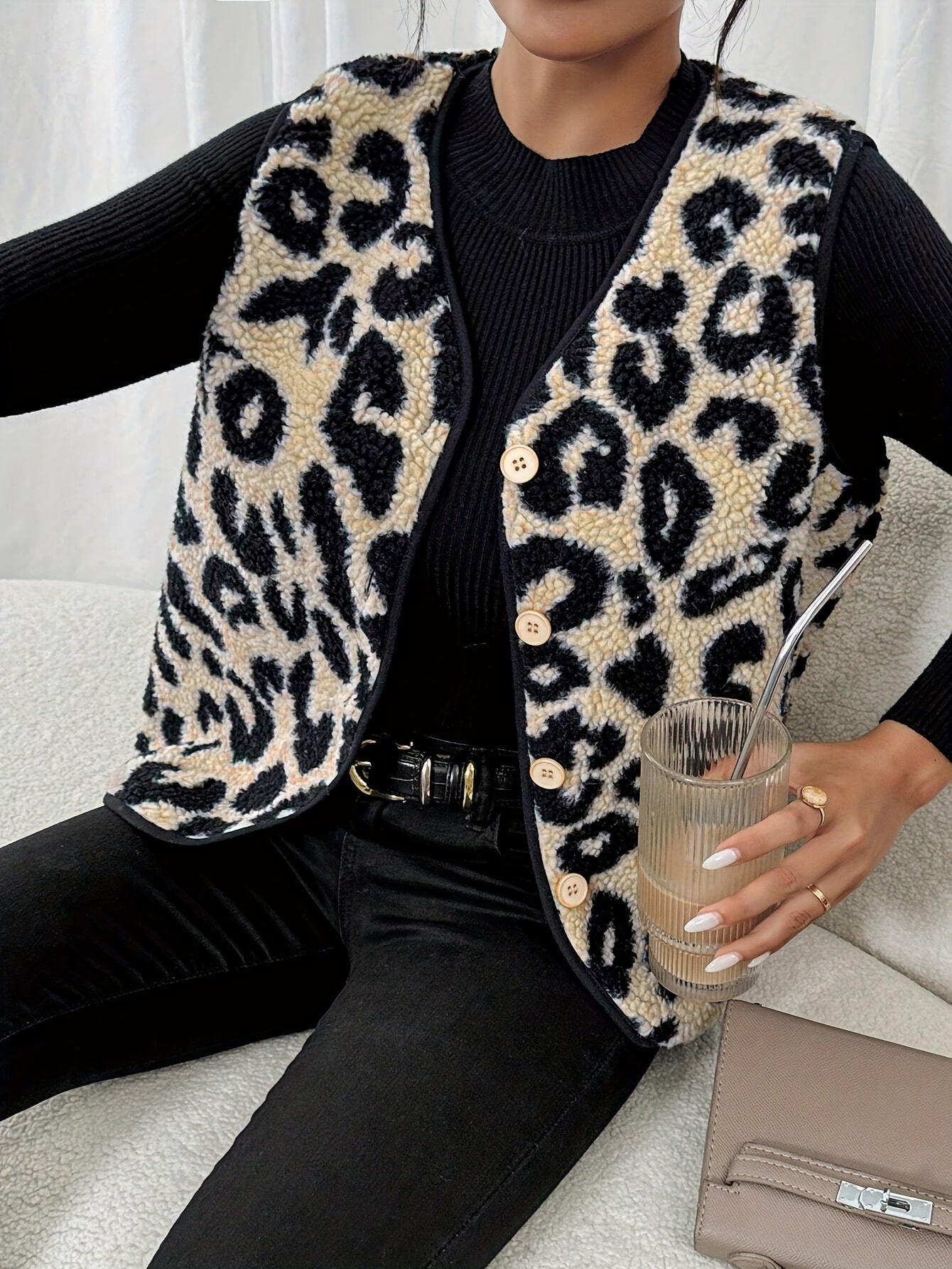 Mely™ | Leopard Print Cardigan