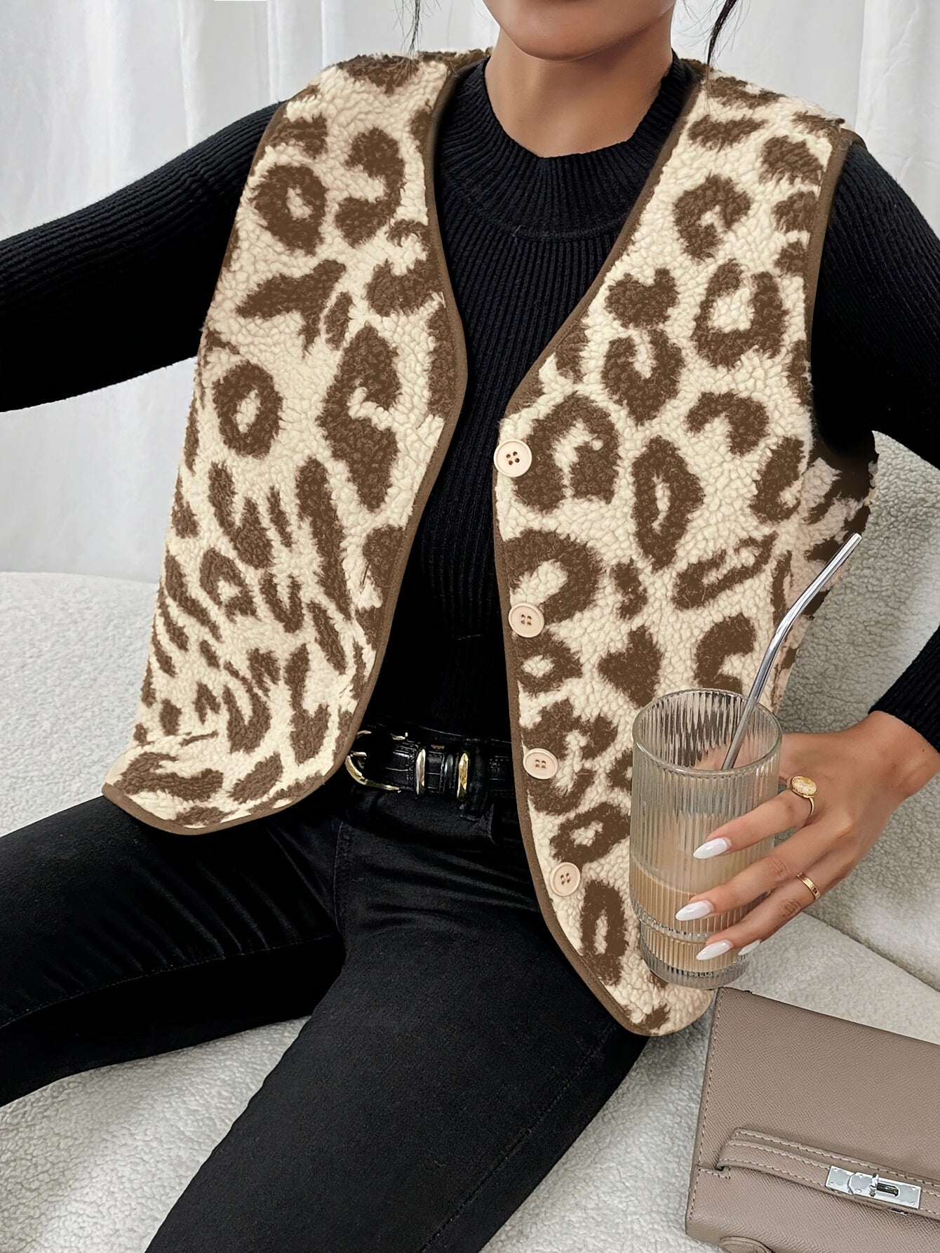 Mely™ | Leopard Print Cardigan