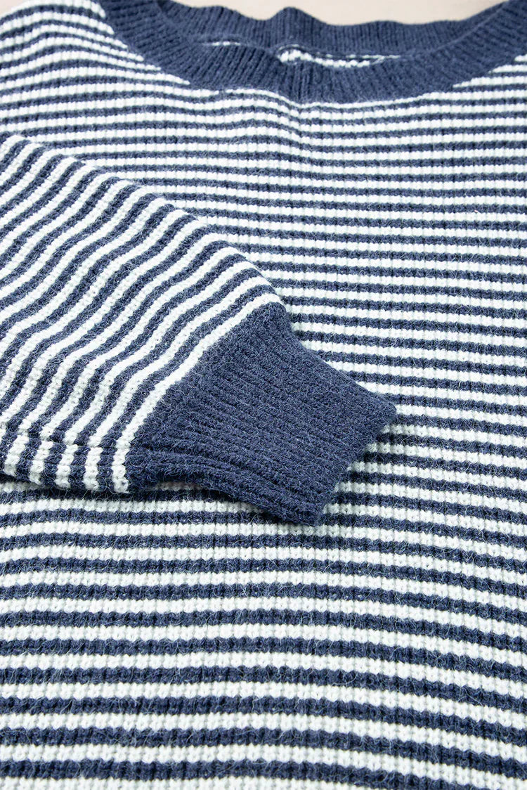 Olivia™ | Cozy Striped Knit Sweater