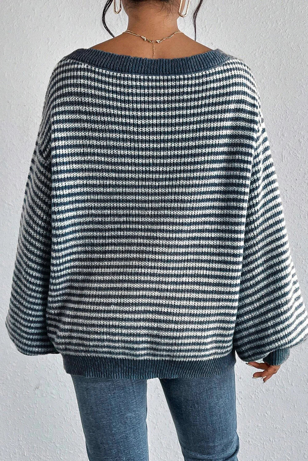 Olivia™ | Cozy Striped Knit Sweater