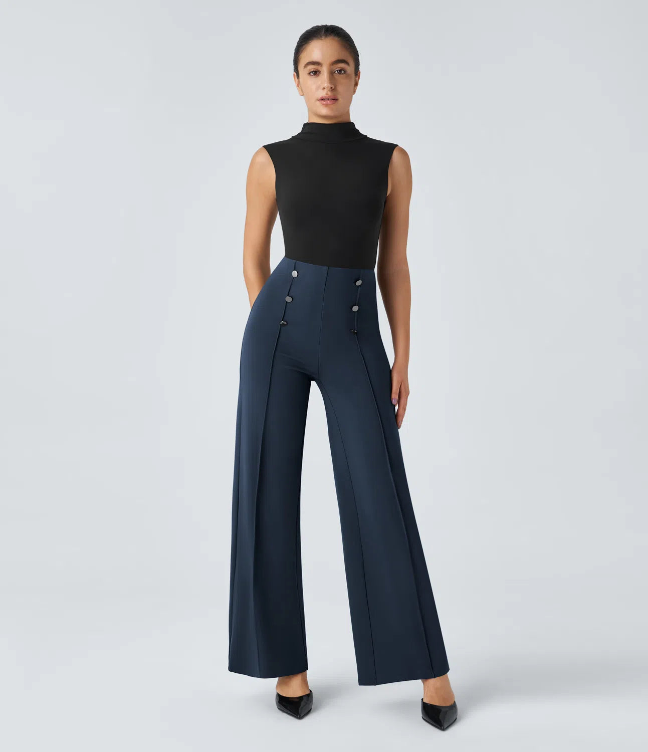 Florence™ | High-Waist Wide Leg Trousers