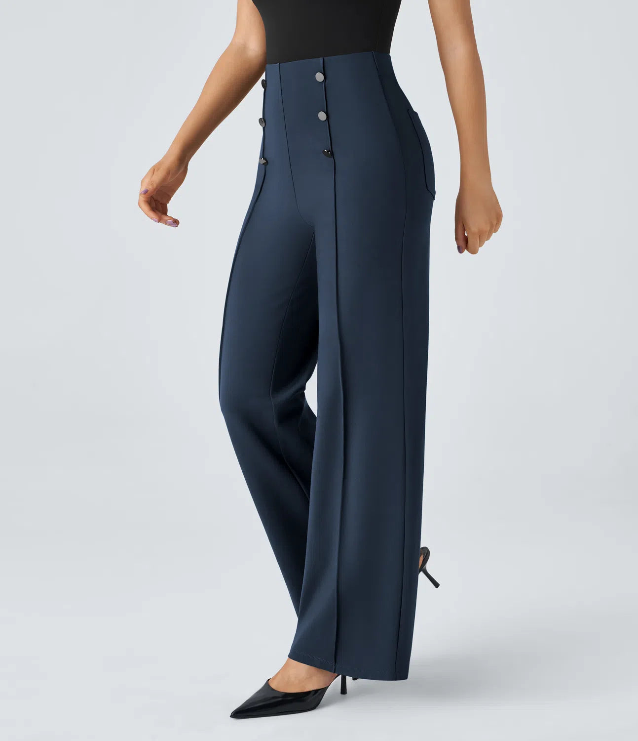 Florence™ | High-Waist Wide Leg Trousers