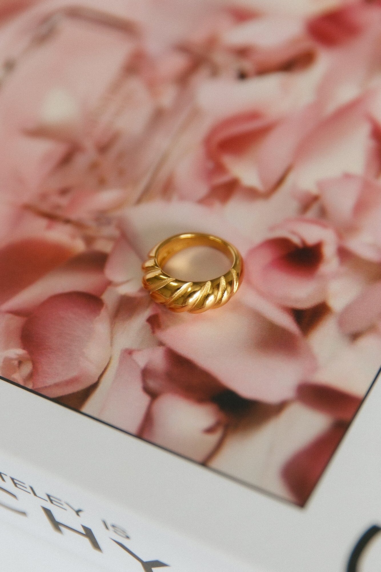 Amber™ | 18K Gold Plated Daydreaming About You Ring