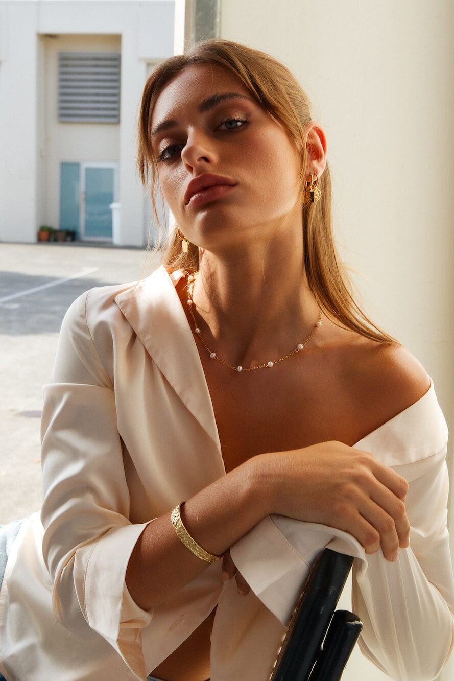 Amelie™ | 14K Gold Plated Rejoins Moi Bracelet Brass