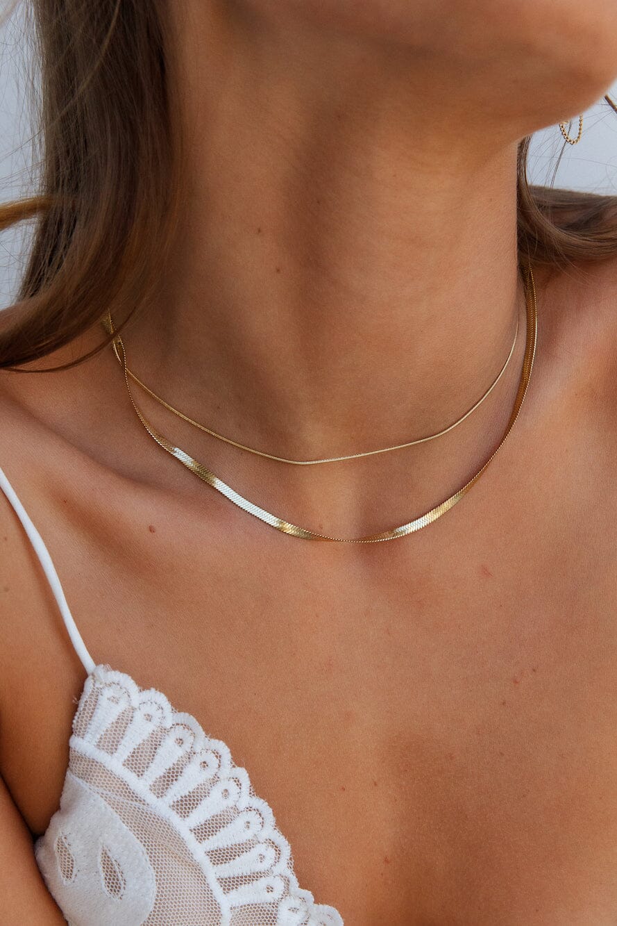 Layla™ | 18K Gold Plated Effortless You Necklace Gold