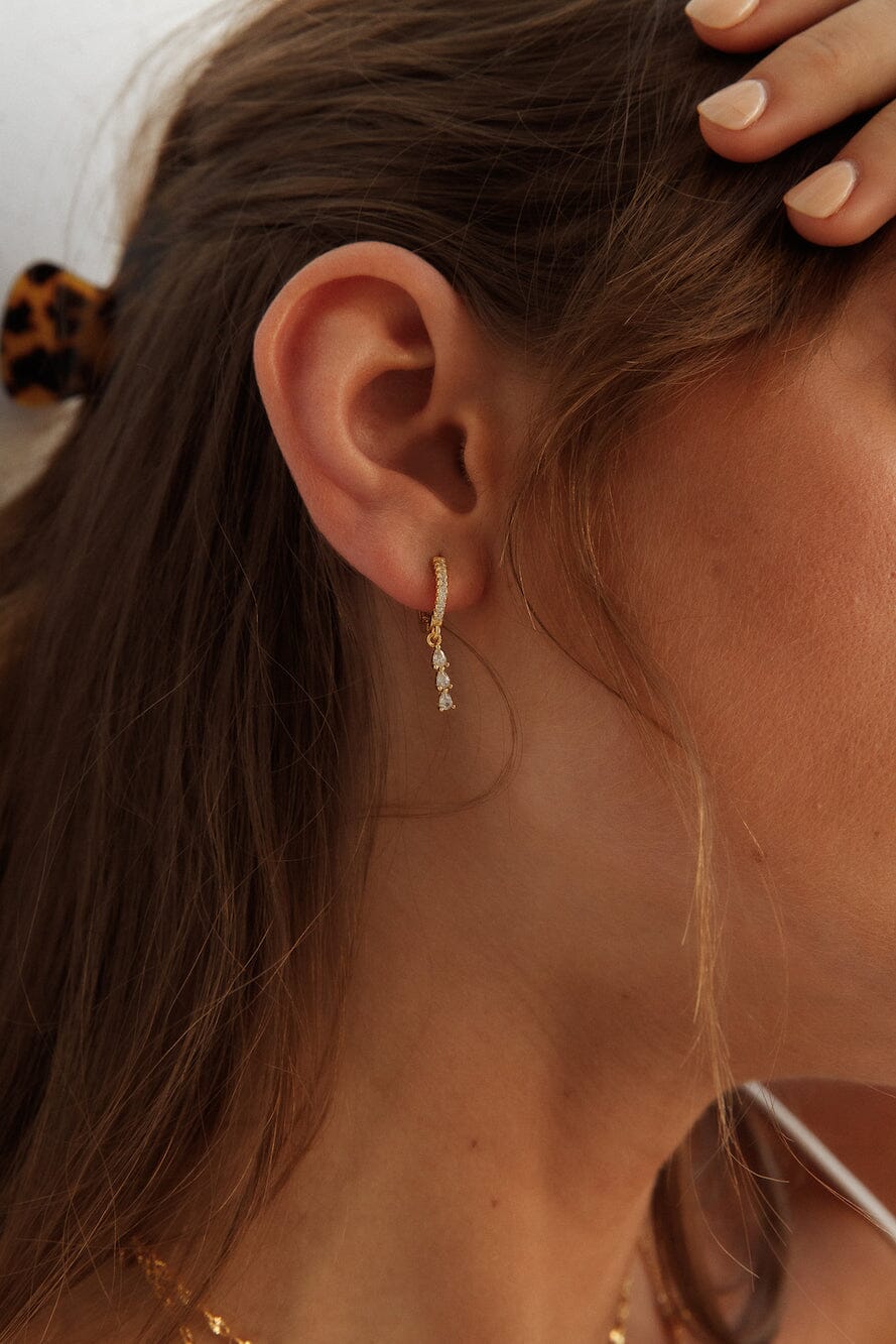 Ruby™ | 18K Gold Plated Fall Into Me Earrings