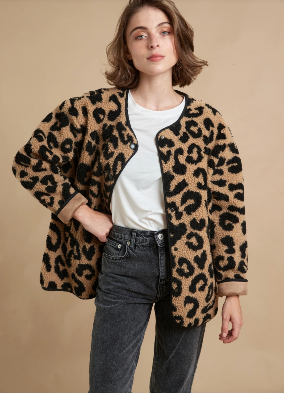 Sofia™ | Tiger Print Cardigan