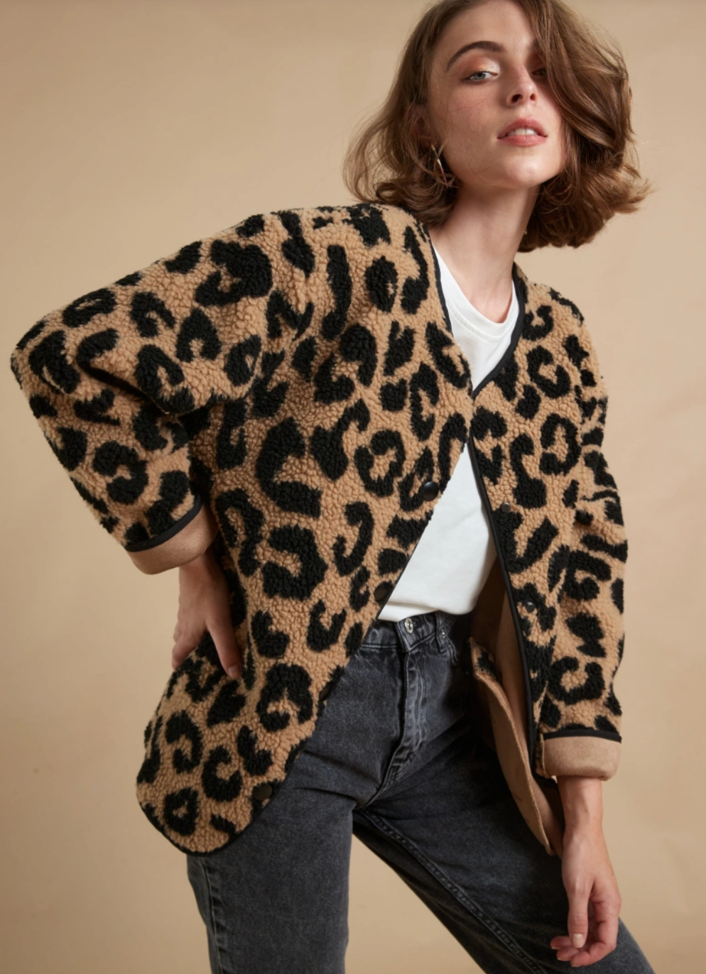 Sofia™ | Tiger Print Cardigan