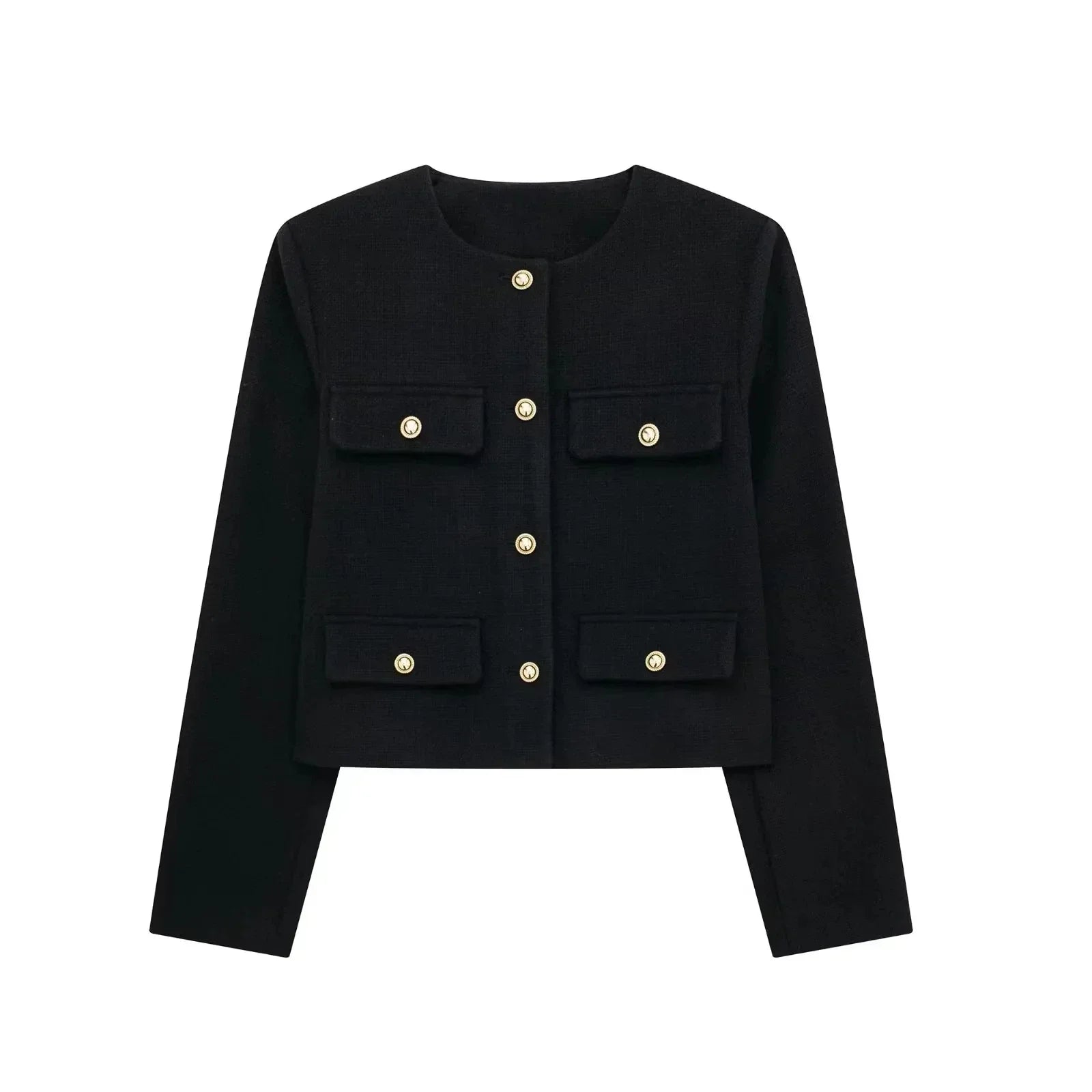 Ella™ | Vintage Buttoned Jacket