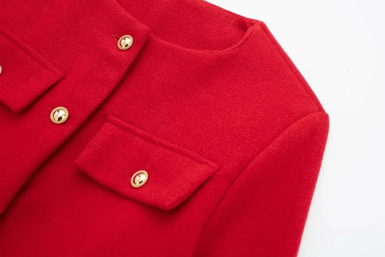 Ella™ | Vintage Buttoned Jacket