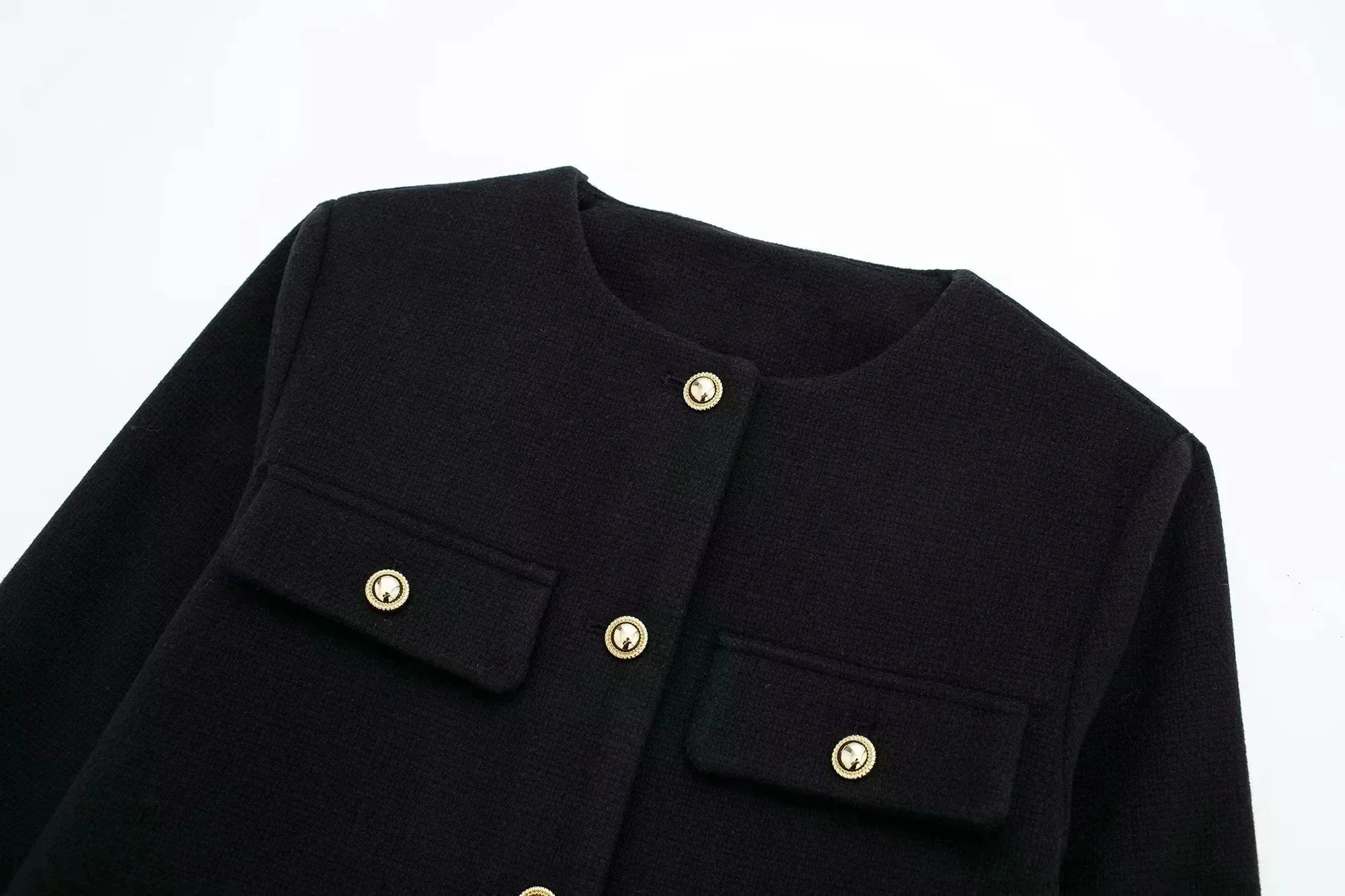 Ella™ | Vintage Buttoned Jacket