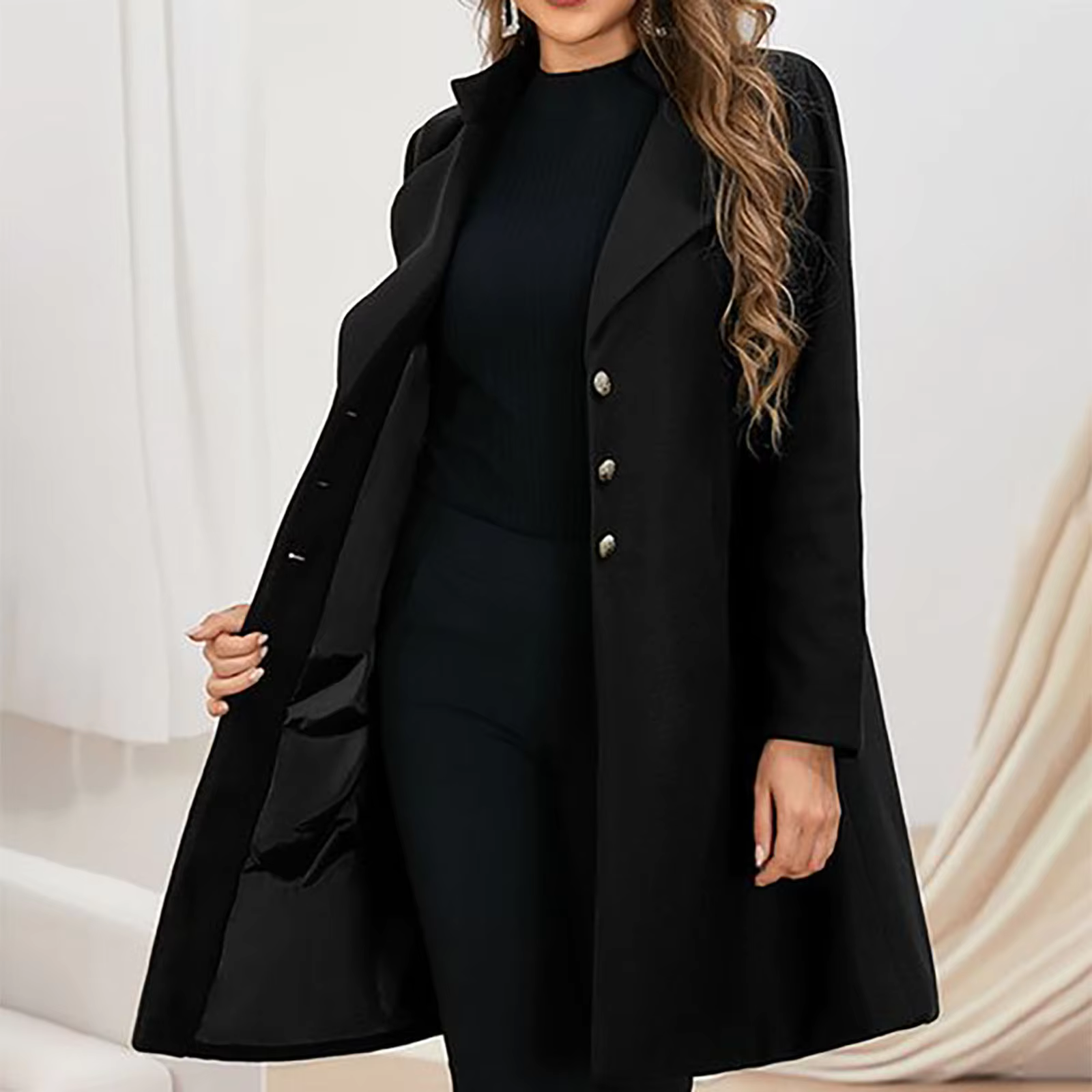 Vicky™ | Long-Sleeved Woolen Coat