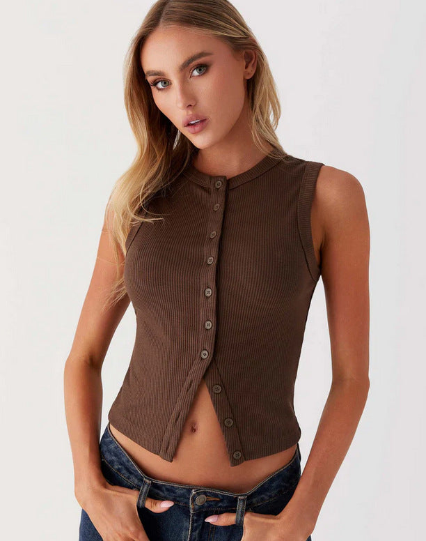 Chloe™ | Cute Sleeveless Top