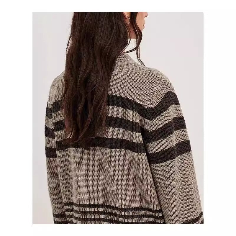 Erica™ | Elegant Striped Pullover