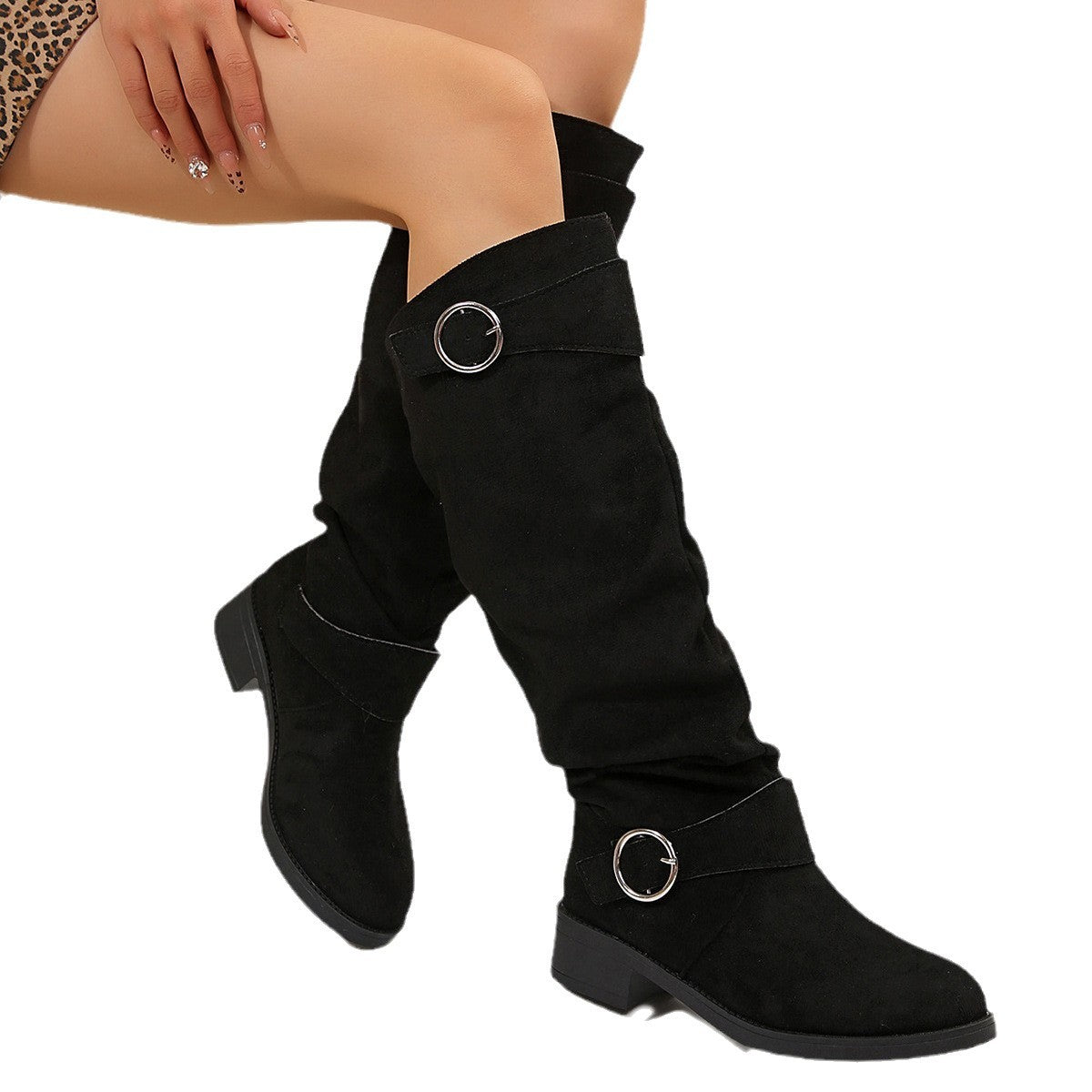 Rider™ | Elegant Suede Low Heel Boots