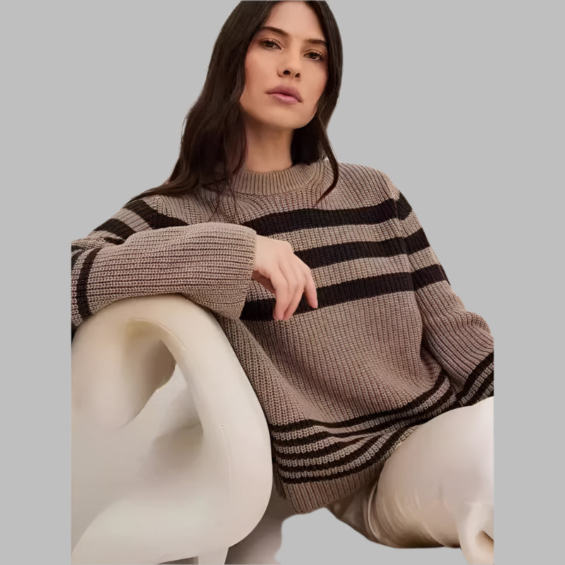 Erica™ | Elegant Striped Pullover