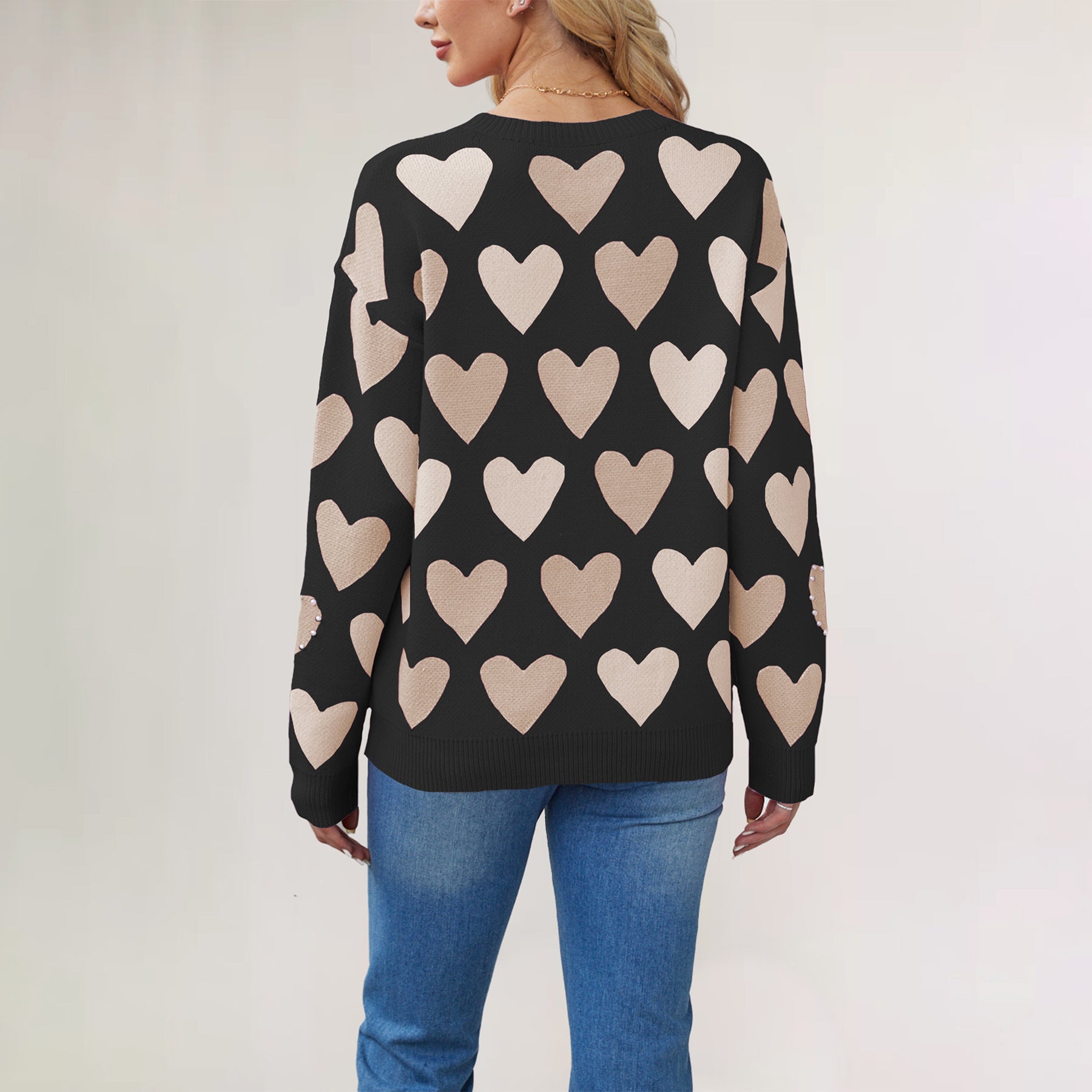 Mascha™ | Cute Hearted Sweater