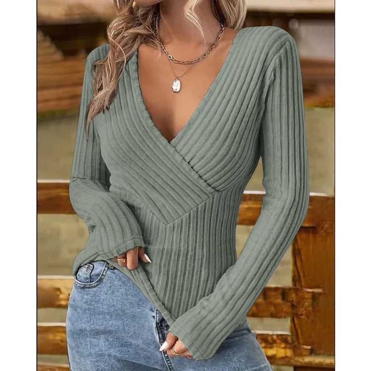 Ashley™ | Elegant V Neck Jumper