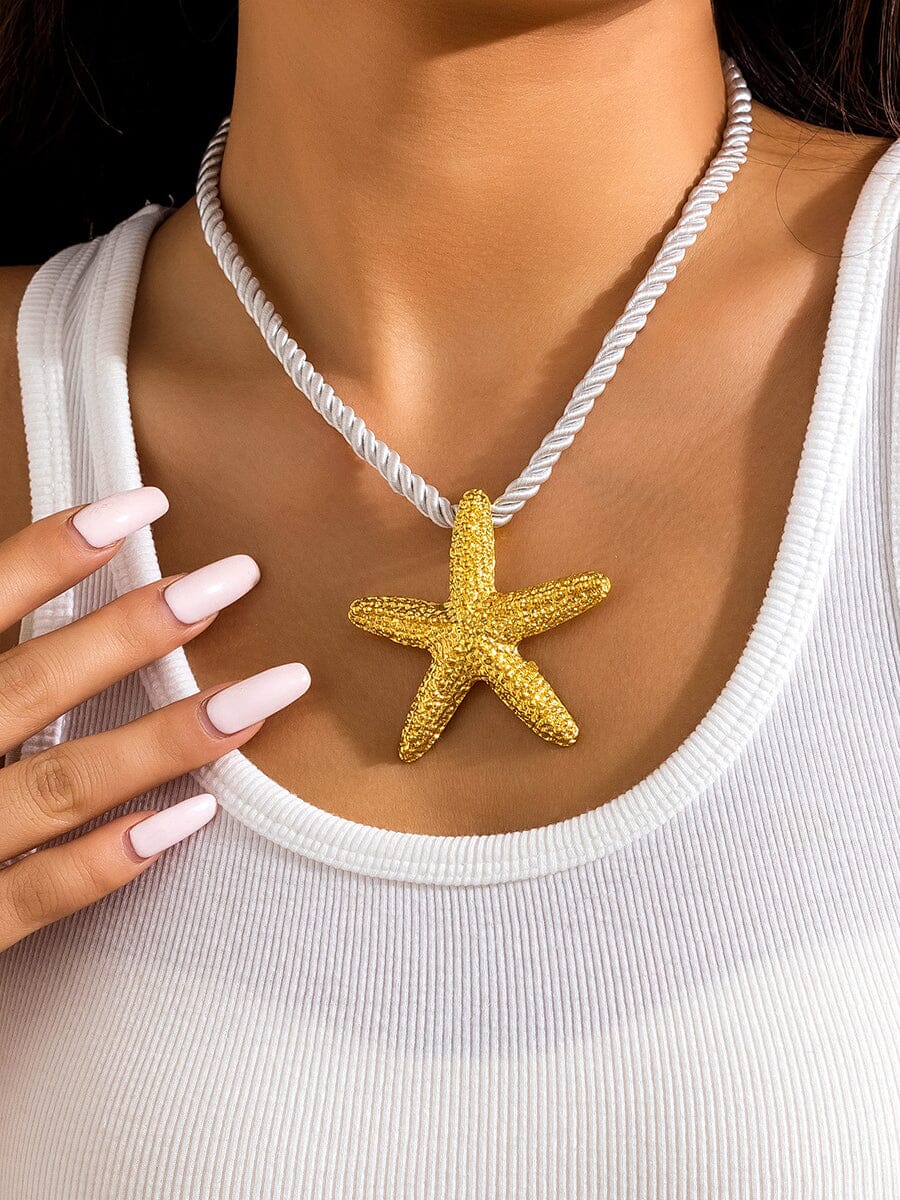 Santorini™ | Starfish Necklace ~ Gold