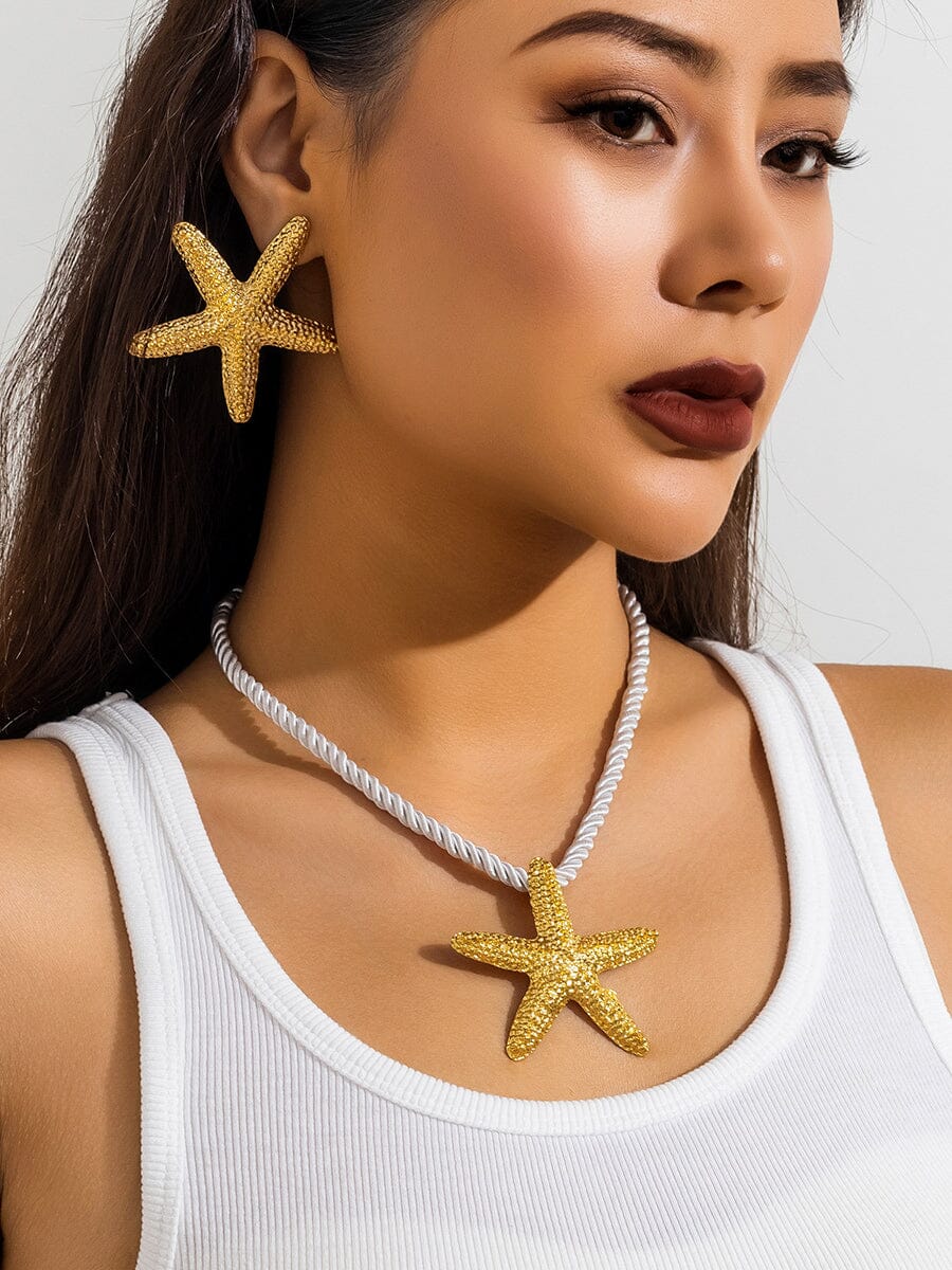 Santorini™ | Starfish Necklace ~ Gold