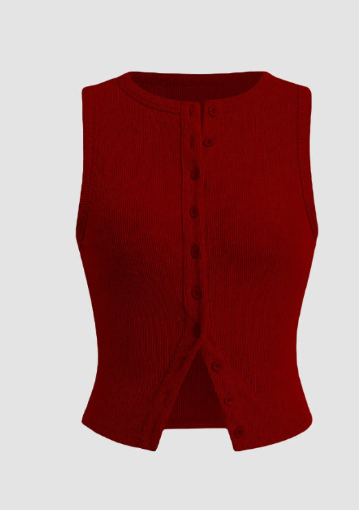 Chloe™ | Cute Sleeveless Top