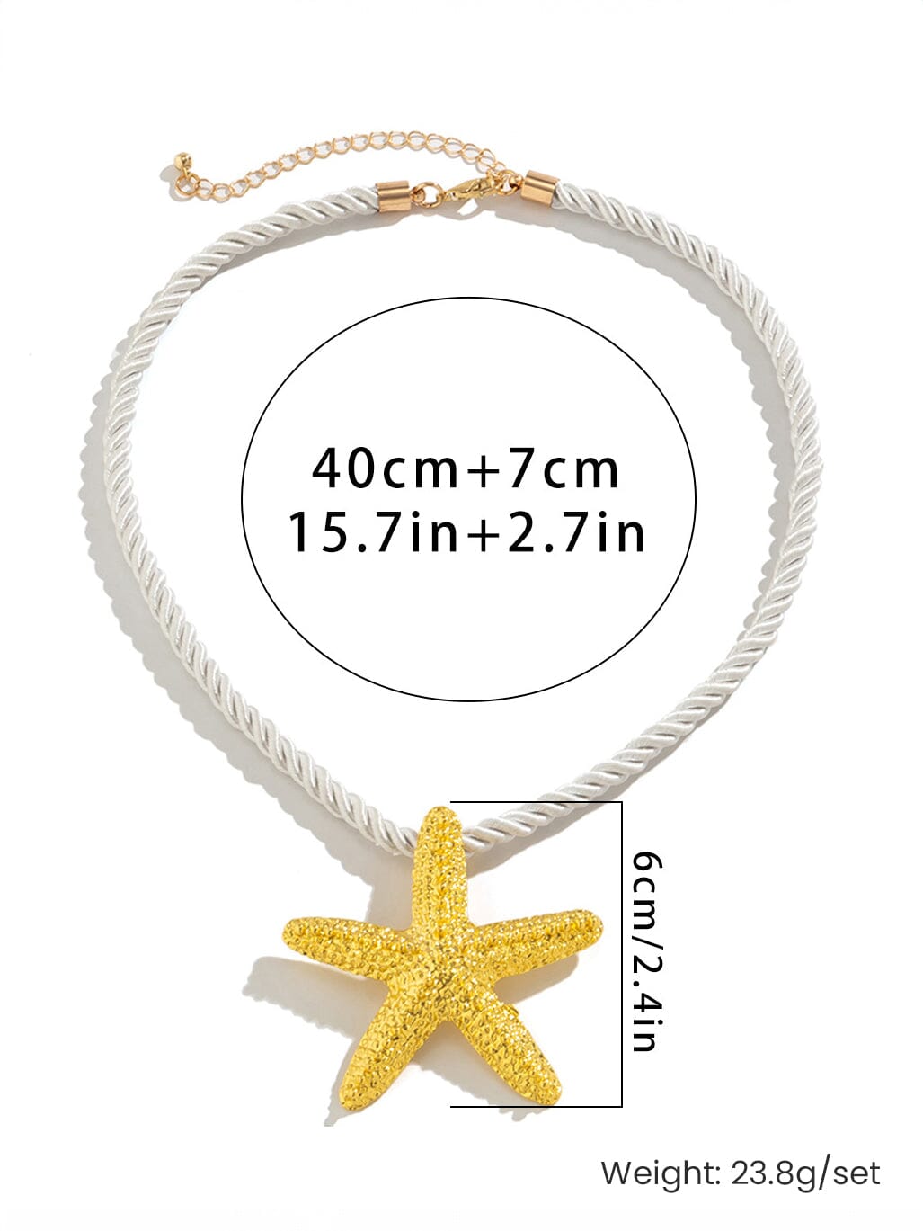 Santorini™ | Starfish Necklace ~ Gold