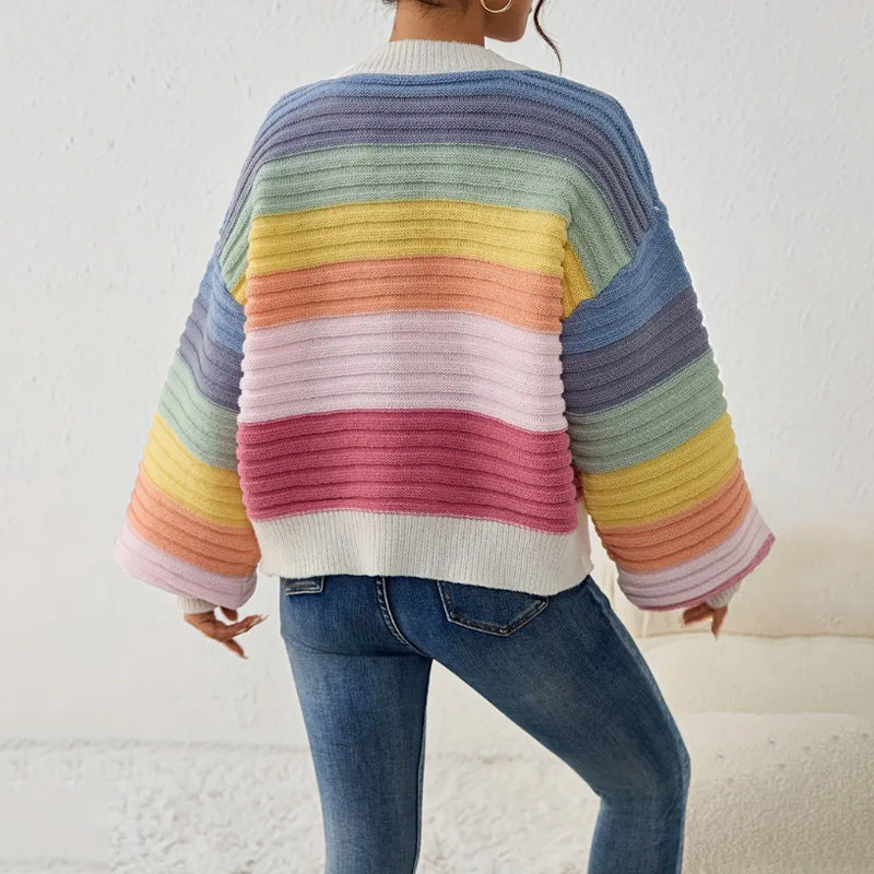 Fiona™ | Comfy Rainbow Cardigan