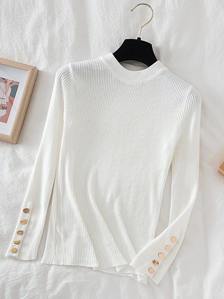 Nina™ | Elegant O Neck Pullover