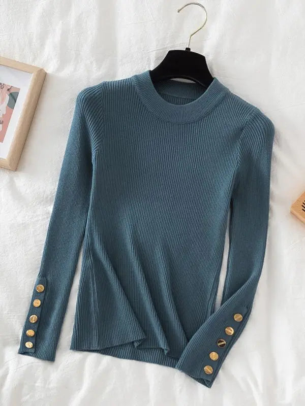 Nina™ | Elegant O Neck Pullover