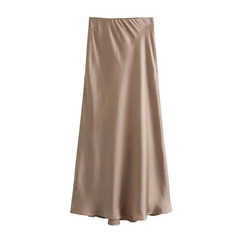 Madeline™ | Elegant Satin Skirt