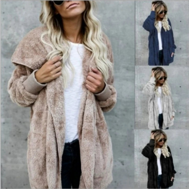 Melia™ | Double Fleece Plush Cardigan