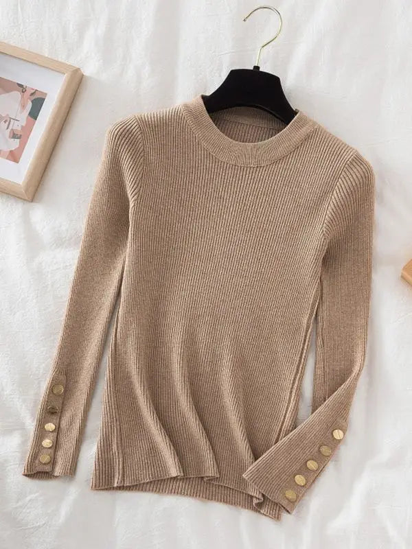 Nina™ | Elegant O Neck Pullover