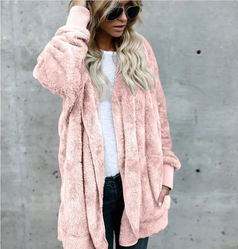 Melia™ | Double Fleece Plush Cardigan