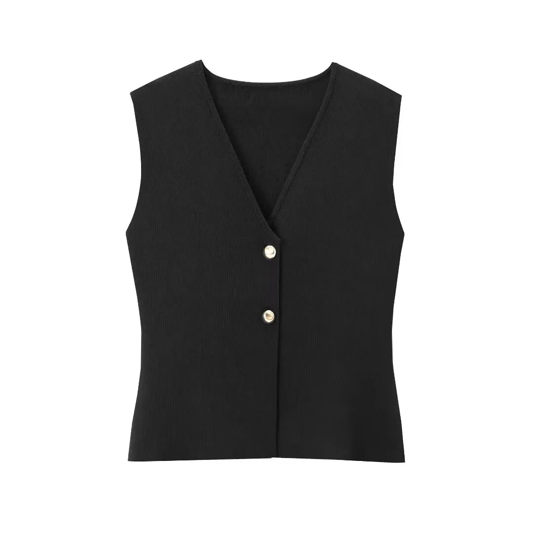 Vivienne™ | Classic Buttoned Waistcoat