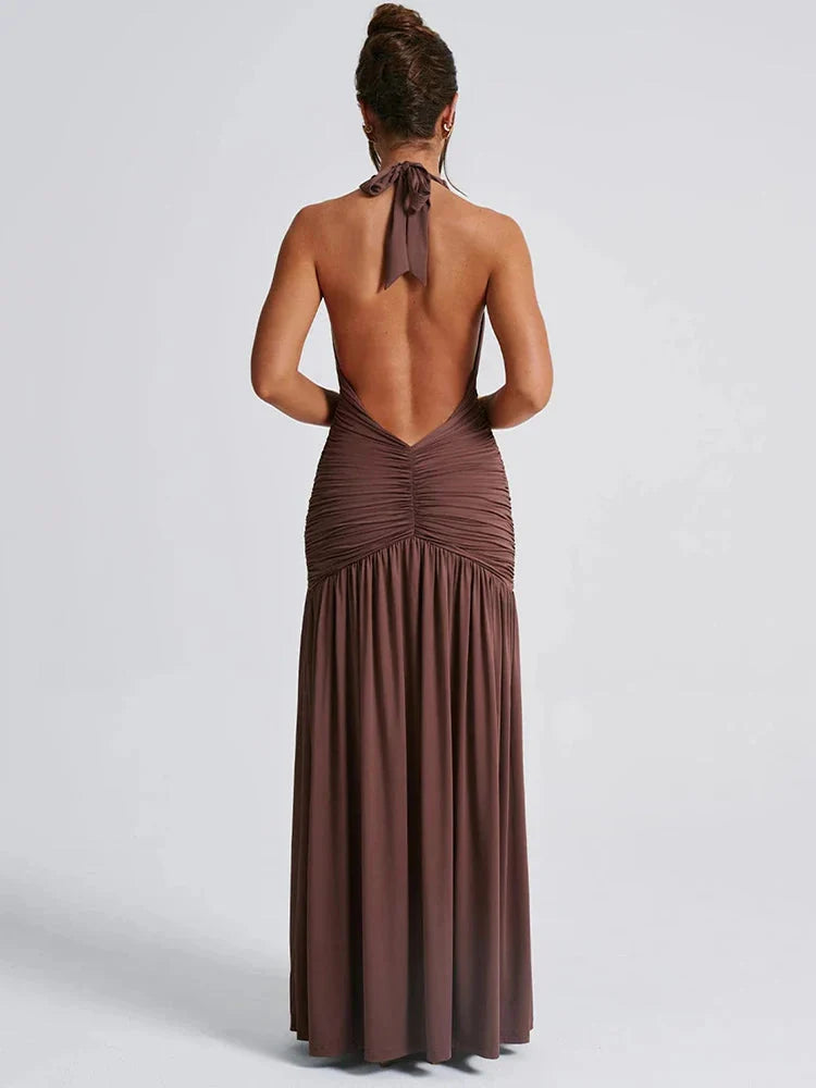 Cassie™ |  Elegant Maxi Dress with High Split