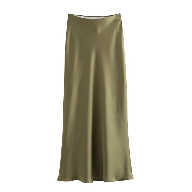 Madeline™ | Elegant Satin Skirt