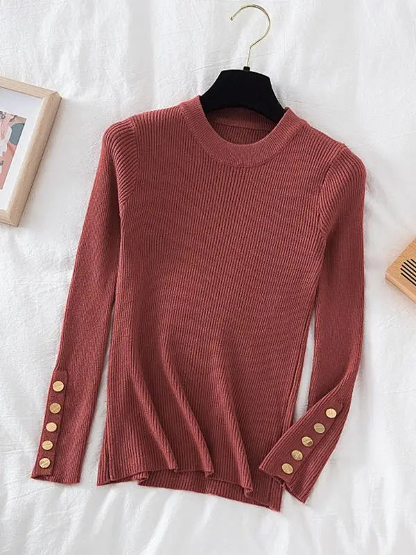 Nina™ | Elegant O Neck Pullover