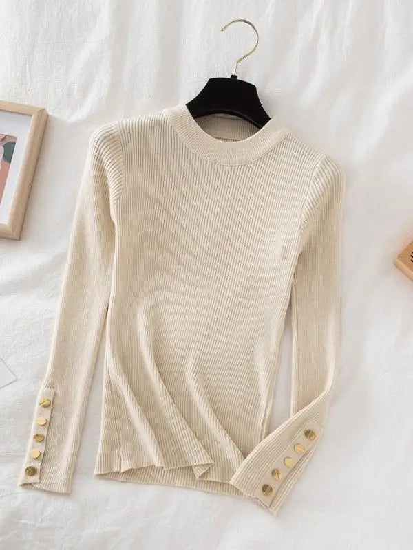 Nina™ | Elegant O Neck Pullover